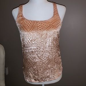 Lucky Brand Faux Velvet Tank NWT